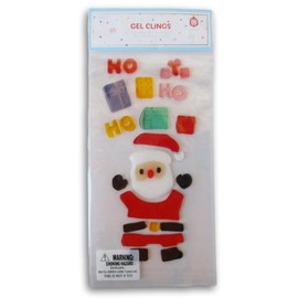 Christmas Gel Window Clings – Santa Claus ''Ho Ho Ho'' - 25 Piece