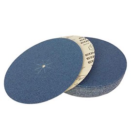 7" x 5/16" Zirconia Paper Slotted Edger Floor Sanding Discs (25 Pack, 40 Grit)