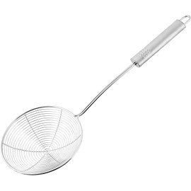 Fackelmann OPAL Skimmer, Straining Spoon, Stainless Steel, 5.5x12x37.5cm, Silver