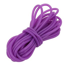 uxcell 2mm x 4mm Dia High Temp Resistant Silicone Tube Hose Rubber Pipe Purple 5M Long
