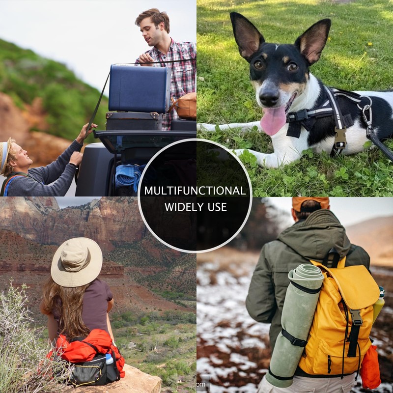 Qavctw 2x 1 Buckle Quick Side Release Buckle for Tactical