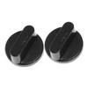 LALAFINA 2pcs Gas Stove Knobs Replacement Easy to Use Control