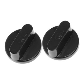 LALAFINA 2pcs Gas Stove Knobs Replacement Easy to Use Control Knobs for Gas Cooker Smooth Surface for Easy Cleaning Upgrade Your Kitchen Accessories
