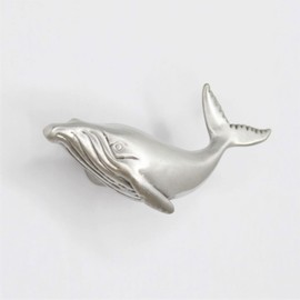 Costello Coastal - Humpback Whale Knobs (Matched Pair) | Artist Pewter Collection Hardware