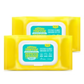 Ariul Natural scented mild cleansing tissue, Speed Melting System Removes waterproof makeup, Korea Soft and easy cleansing tissue, Stress Relieving Purefull Cleansing Wipes 80 counts (Pack of 2)
