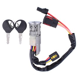 Doo Engy Ignition Cylinder Switch Steering Lock Ignition Starter with 2 Keys for 206 + CC SW 406 Xsara Picasso