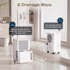 Dehumidifier,3000 Sq.Ft 32Pint Dehumidifier for Home-with Drain Hose,Ideal for Bedroom