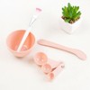 Self skin care modeling pack tool 4-piece set - 4 pack tools-pink / 셀프 피부관리 모델링 팩도구 4종세트 - 팩도구4종-핑크