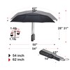 MRTLLOA 54/62 Inch Large Folding Golf Umbrella, Oversize Double Canopy