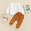Sprifallbaby Toddler Newborn Baby Boy Outfits Crewneck Long Sleeve Letter