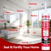 Clear Advanced Silicone Caulk & Sealant, 10Oz Cartridge, 100% Waterproof