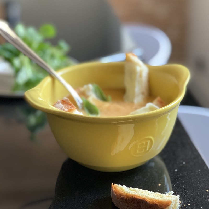 Emile Henry EH762149 Ceramic Orange Casserole Dish 0.55 L