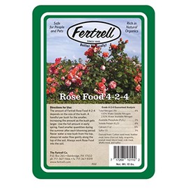 Fertrell Rose Food 4-2-4 Organic Fertilizer, 10lb or 25lb
