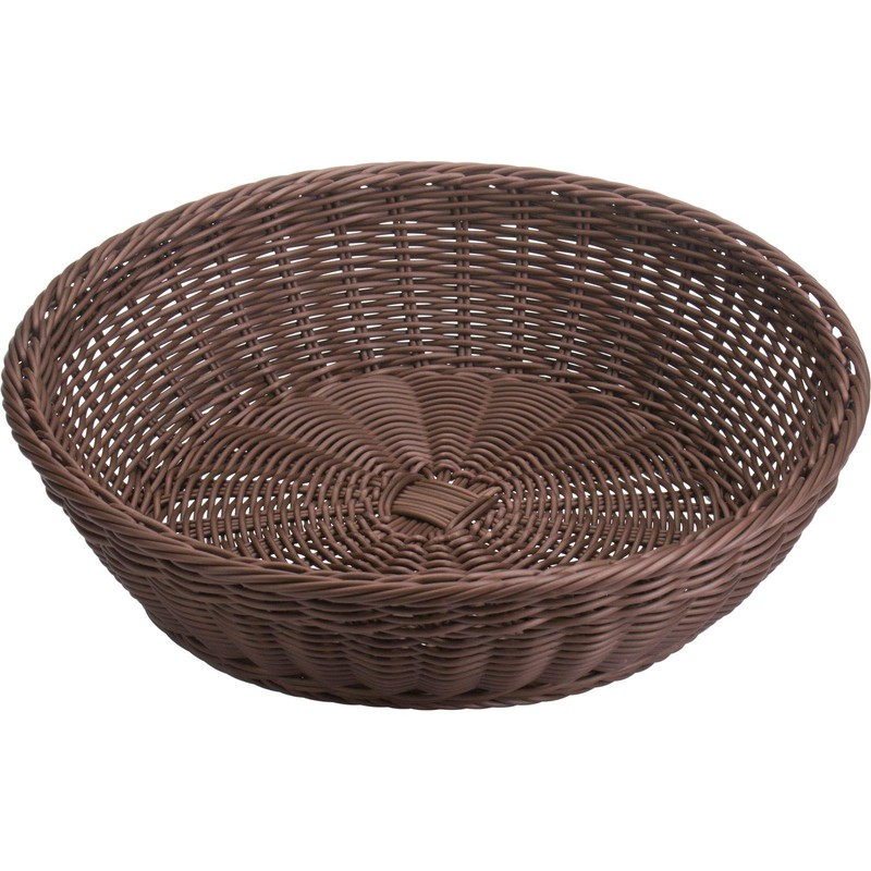 Saleen Round Bowl, polypropylene Brown, 37 x 37 x 9