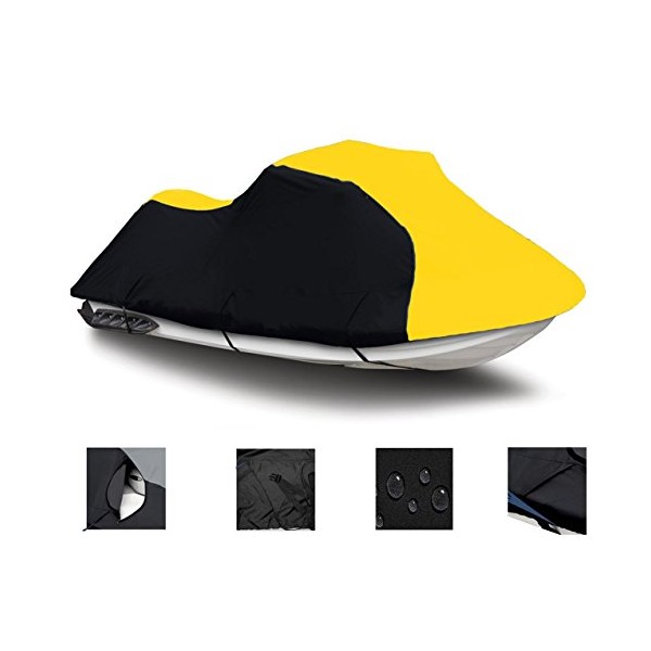 Black/Yellow Super Heavy-Duty, TOP of The LINE Cover for Kawasaki