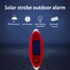 QXMH Solar Strobe Warning Light: Small Solar Safety Warning Light