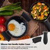 8 Pack Silicone Hot Handle Holder Cover Cast Iron Handle