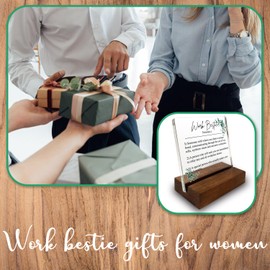 Work Bestie Gifts for Women Coworker Leaving Gifts for Women Funny Sarcastic Farewell Gifts for Coworkers Leaving Going Away Gift Good Luck Gifts for Coworker Woman Colleague Co Workers ZDS6
