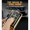 TECART Key Case Fit for Jeep Wagoneer Soft TPU Key