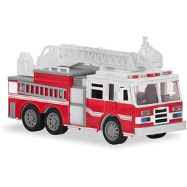 Driven by Battat — 1:24 Scale Fire Truck – Small Toy Truck with Lights, Sounds & More for Boys & Girls Age 3+ - Style: 9"Police Car