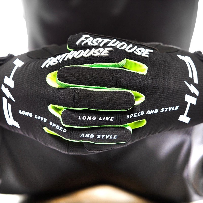 FASTHOUSE Elrod Nitro Glove (Black Neon, Medium)