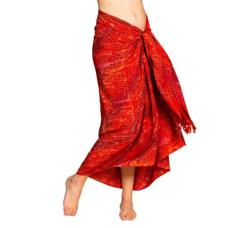 PANASIAM Scarf 190x116 cm, B403 palm orange, L