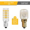 5-Pack E14 LED Bulb 4W 40W Equivalent, European Screw Base