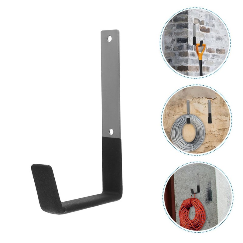 Operitacx Heavy Duty Garage Hooks 2pcs Removable Wall Hooks Storage
