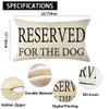 Ogiselestyle Reserved for The Dog Throw Pillow Covers, 12 x