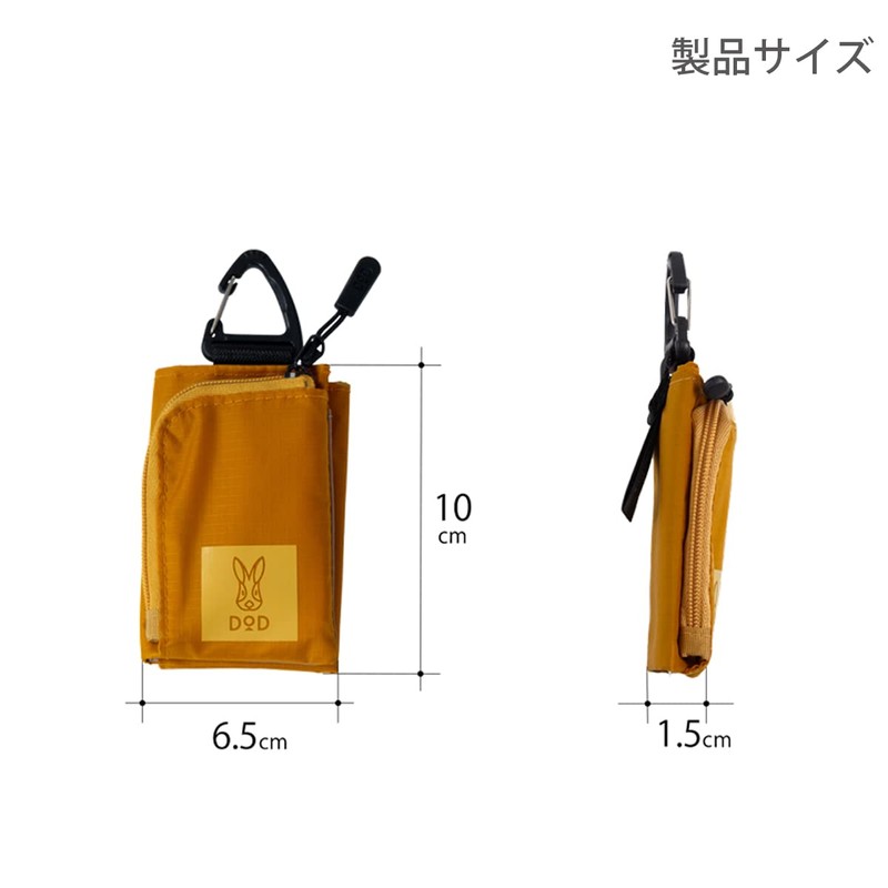 DOD BG1-999-BK Mini Wallet Trifold Wallet, Unisex, Outdoor, Handshake Strap,