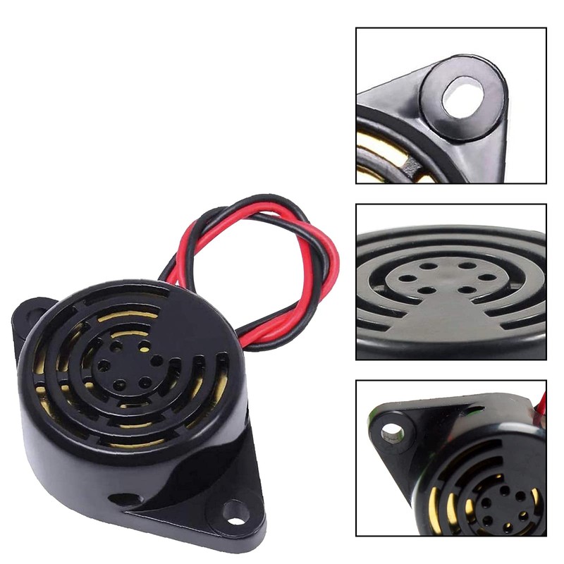 GZLCEU Piezo Buzzer, Continuous Tone, Electronic Buzzer, 3 V, 24