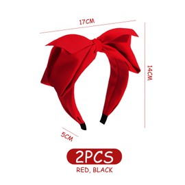 2 Pieces Bow Headbands Retro Headbands Wide Headbands Hair Accessories Cute Headbands Women Hair Accessories