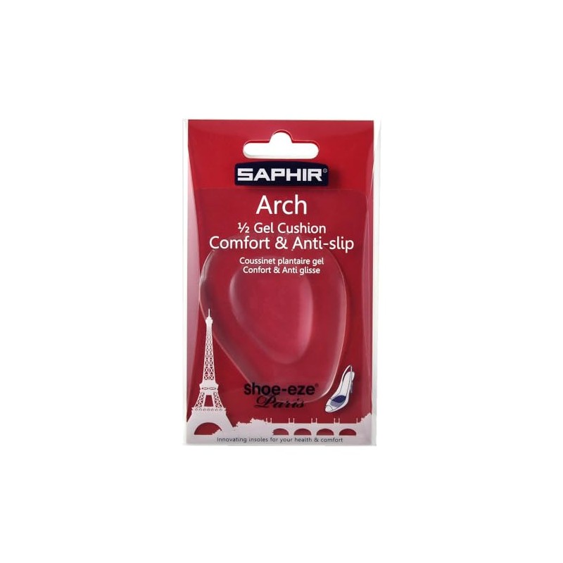 Saphir Shoe-eze Arch 1/2 Gel Cushion, Women's Free