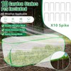 2 Pack Garden Netting Covers, 3.9X2FT Raised Bed Plant Netting,