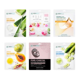Mirabelle Mascarilla Facial En Lámina Para Pieles Sensibles De Cosmetics Korea (Paquete De 6)                                                         