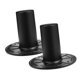CAXUSD 2pcs Speaker Bracket Support Stand Aluminum Alloy Base for Bookshelf for Home Theater Heavy Duty Tray for Stability