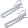 OZXNO 20pcs Curtain Hook Plastic Adjustable Pinch Pleated Catch Drapery