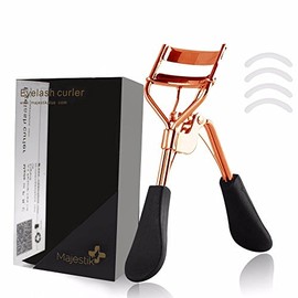 Eyelash Curler With 4 Refill Pads- Designed for No Pinching or Pulling Just Dramatically Curled Eyelashes & Lash Line In Seconds - In Rose Gold