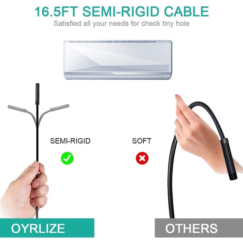 Endoscope Inspection Camera USB Endoscope 1200P HD Borescope Camera 3