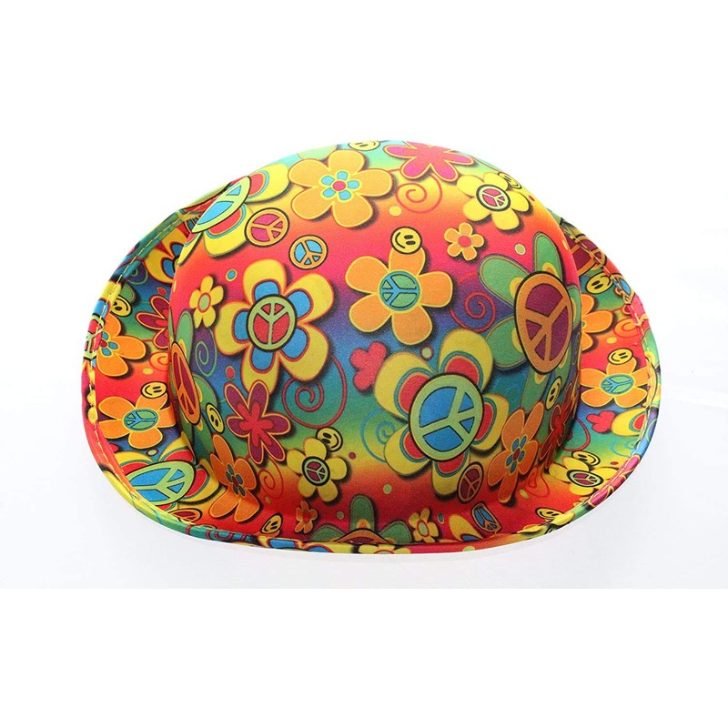 KarnevalsTeufel Hat Melon Hippie Hat Summer Hat Party Hat 70s