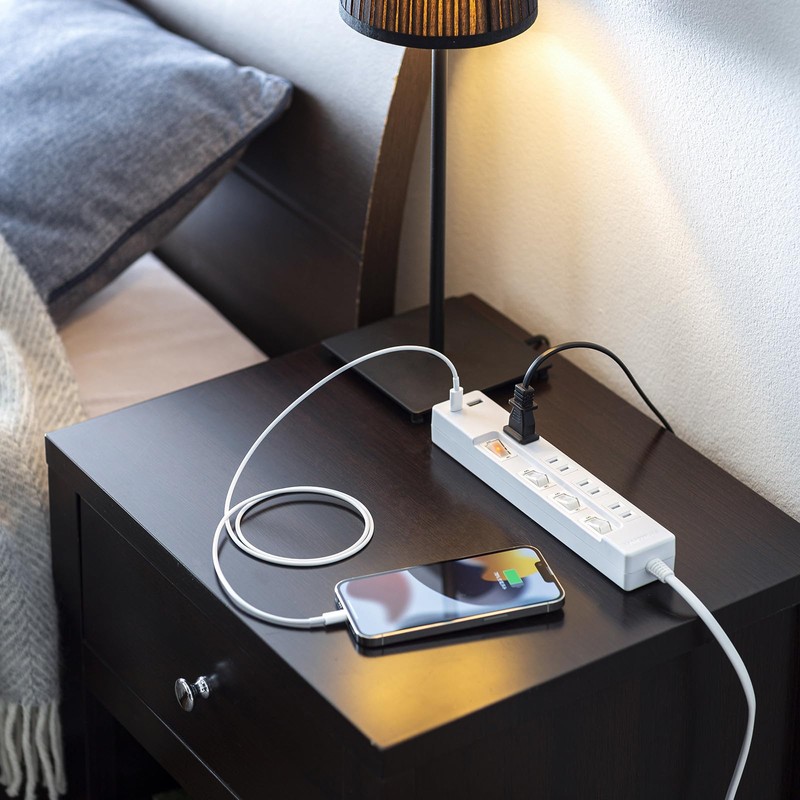 Sanwa Supply TAP-B102UC-2W Tap with USB Charging Function, Equipped with