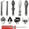 10 - Piece Drain Snake Cutter and Auger Set, High