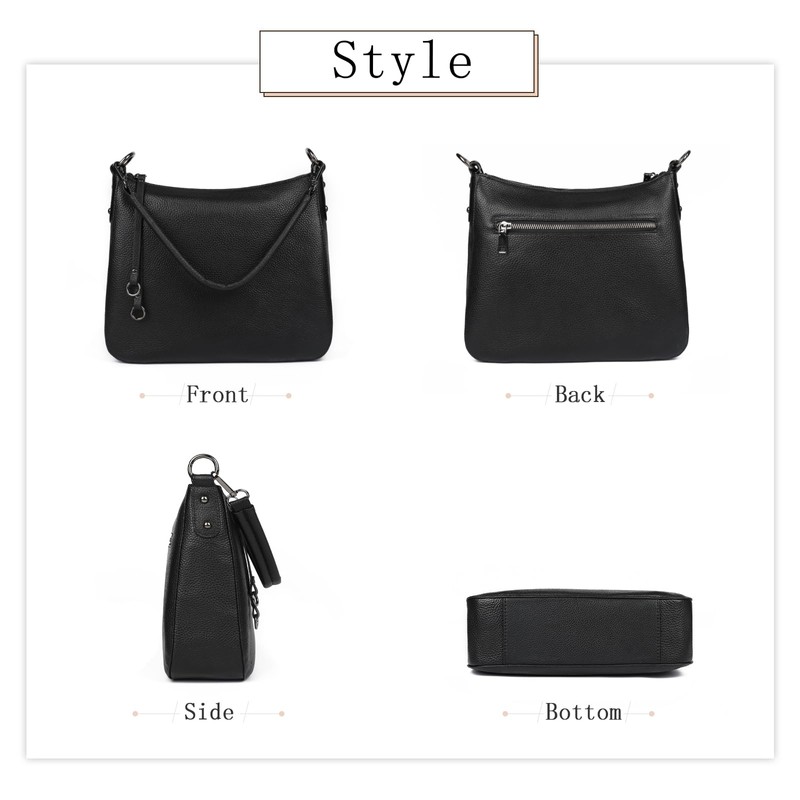 MFFOR Shoulder Bag, Genuine Leather, Women's, 2-Way Crossbody Bag, Handbag,
