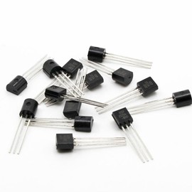2N2222 Power Transistors, 75V 600mA NPN TO-92 Power General Purpose Transistors Kits, Pack of 30