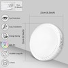 VIPMOON LED Ceiling Light, 12W Small Bathroom Ceiling Light, 6500K