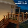 NIORSUN Solar Post Lights Outdoor 12 Pack, 2 Modes LED,