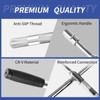 BCJCLTS Lug Wrench, 4 Way Tire Iron for Car,Tire Wrench