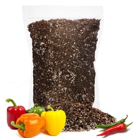 GARDENERA Premium Organic Potting Soil for Chilli and Bell Peppers - (4 Quart Bag)