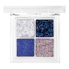 Paleta de Sombras Ruby Kisses Glitter Gem Aquarius con 4 Tonos Brillantes                                                                             
