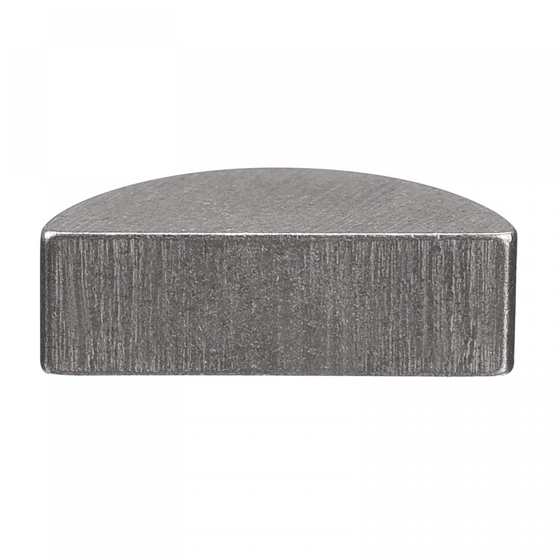 sourcing map Pack of 25 Half Moon Wedge 45# Steel